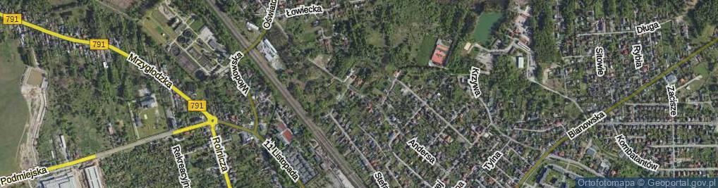 Zdjęcie satelitarne Andersa Władysława, gen. ul.