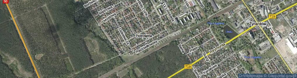 Zdjęcie satelitarne Andersa Władysława, gen. ul.