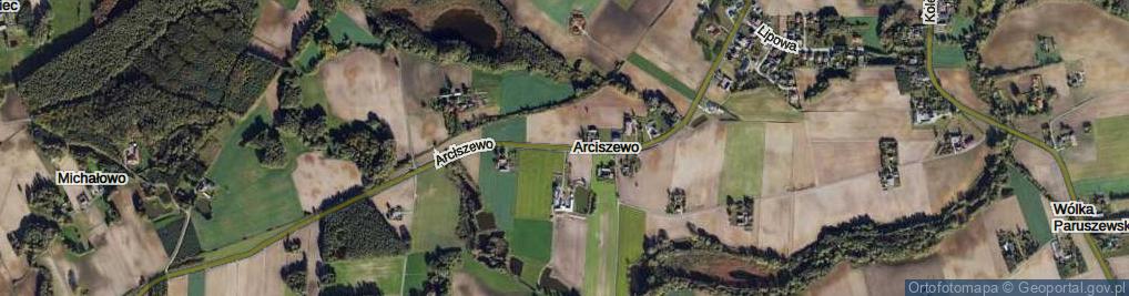 Zdjęcie satelitarne Arciszewo ul.