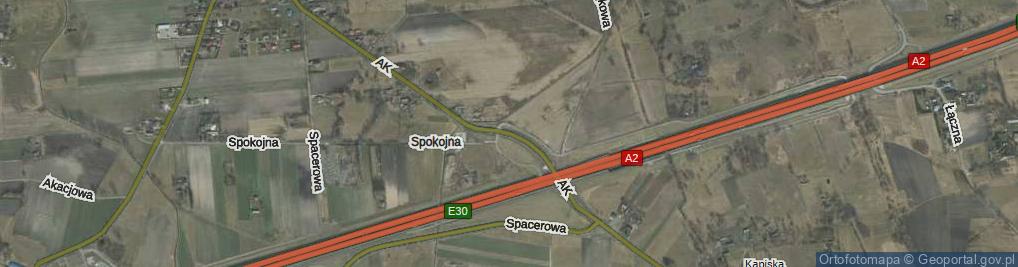 Zdjęcie satelitarne Armii Krajowej ul.