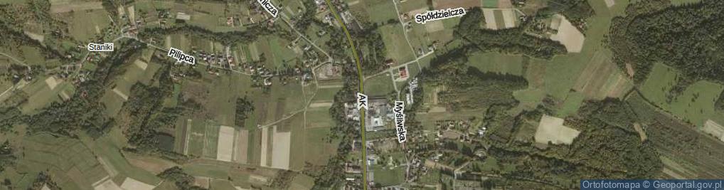 Zdjęcie satelitarne Armii Krajowej ul.