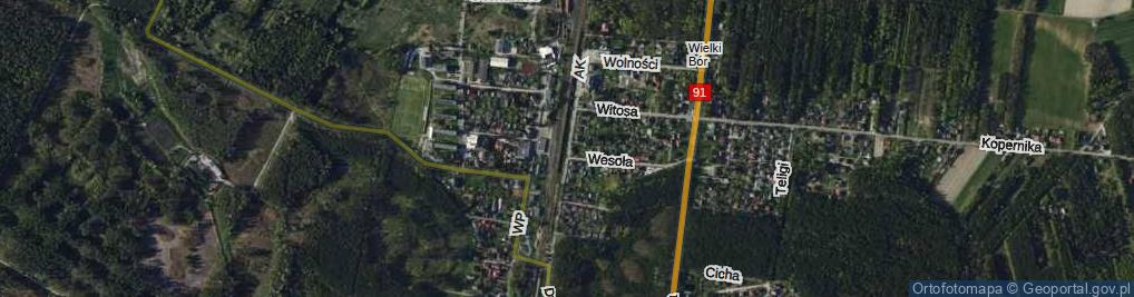 Zdjęcie satelitarne Armii Krajowej ul.