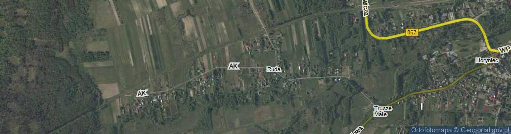 Zdjęcie satelitarne Armii Krajowej ul.