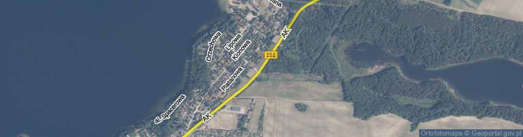 Zdjęcie satelitarne Armii Krajowej ul.