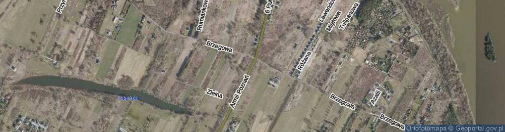 Zdjęcie satelitarne Armii Poznań ul.