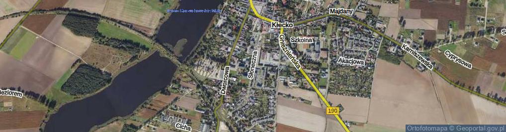 Zdjęcie satelitarne Armii Poznań ul.