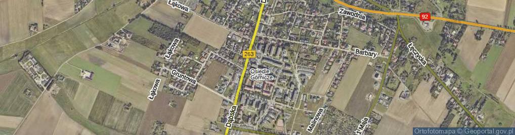 Zdjęcie satelitarne Armii Krajowej ul.