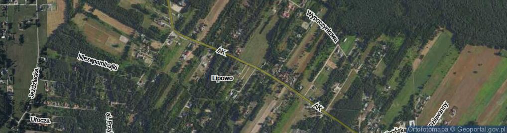 Zdjęcie satelitarne Armii Krajowej ul.