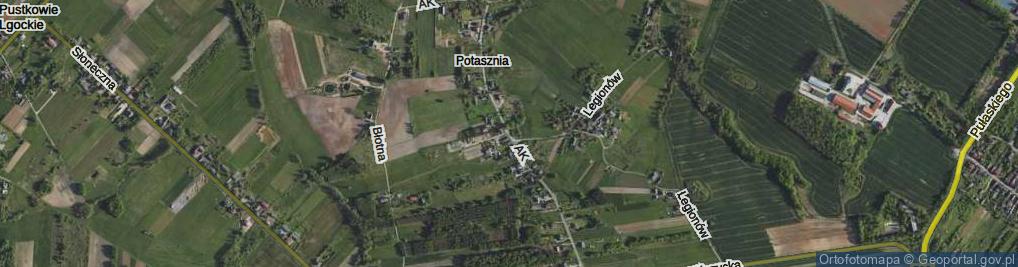 Zdjęcie satelitarne Armii Krajowej ul.