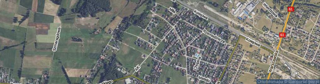 Zdjęcie satelitarne Armii Krajowej ul.