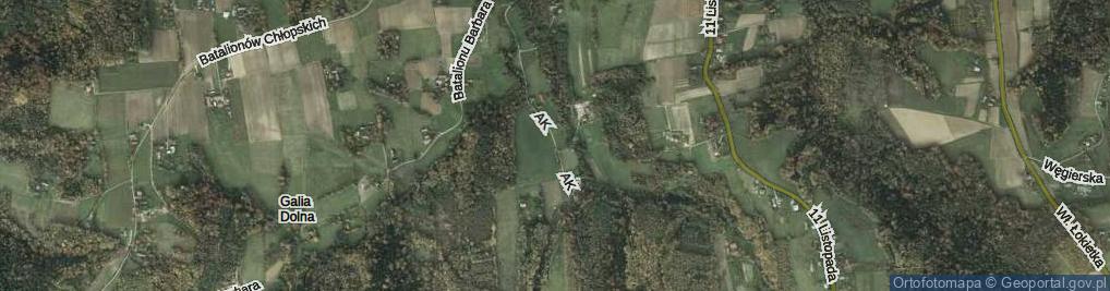 Zdjęcie satelitarne Armii Krajowej ul.