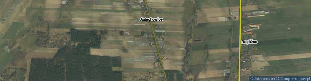 Zdjęcie satelitarne Astachowice ul.