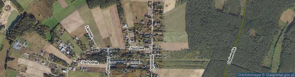 Zdjęcie satelitarne Astrowa ul.