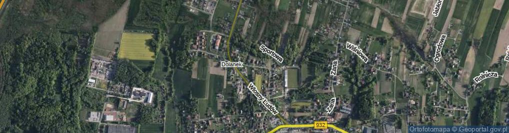 Zdjęcie satelitarne Astrów ul.