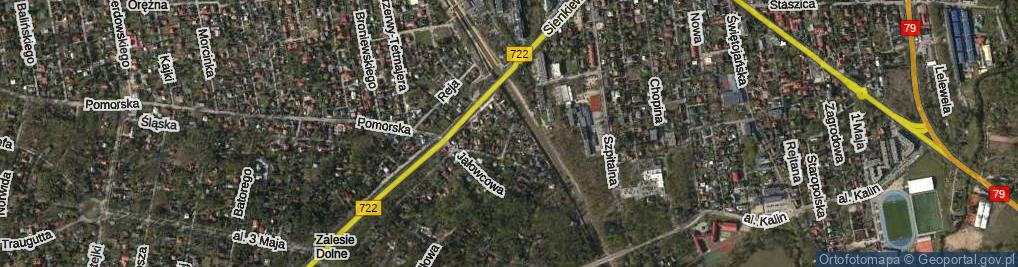 Zdjęcie satelitarne Asnyka Adama ul.