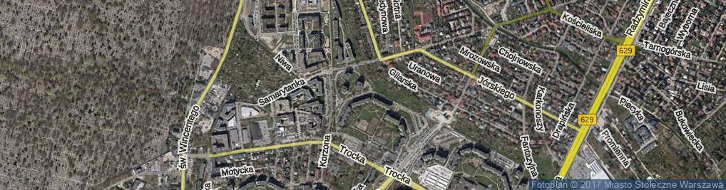 Zdjęcie satelitarne Askenazego Szymona ul.