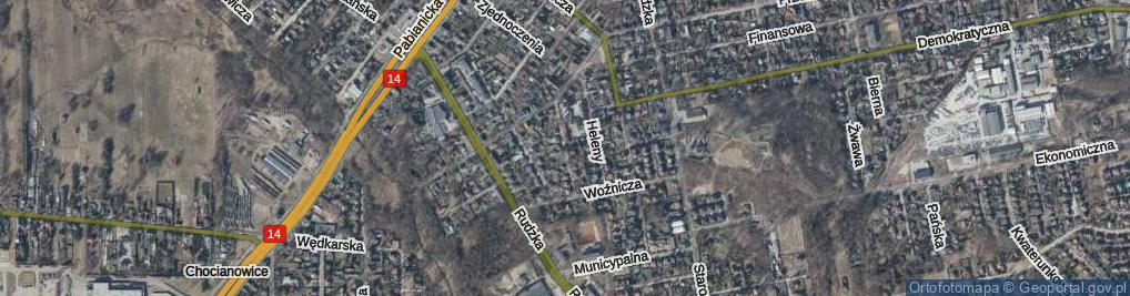 Zdjęcie satelitarne Astronomiczna ul.