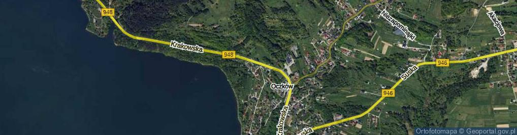 Zdjęcie satelitarne Astrów ul.