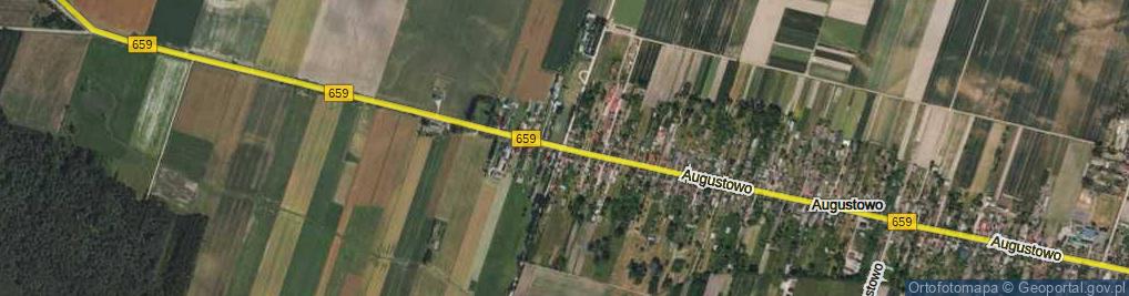 Zdjęcie satelitarne Augustowo ul.