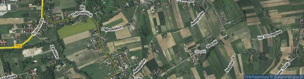 Zdjęcie satelitarne Awdańców ul.