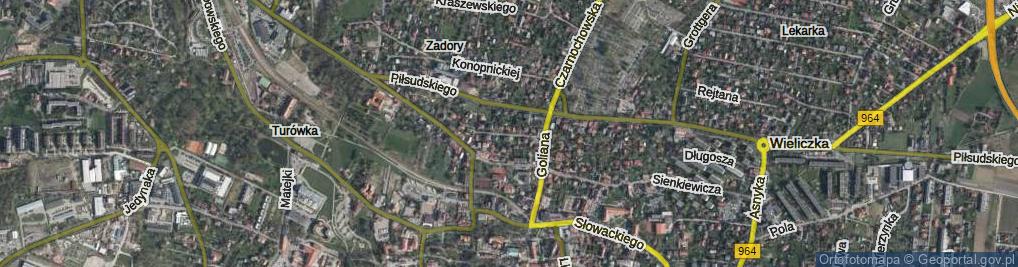 Zdjęcie satelitarne Aywasa Franciszka ul.