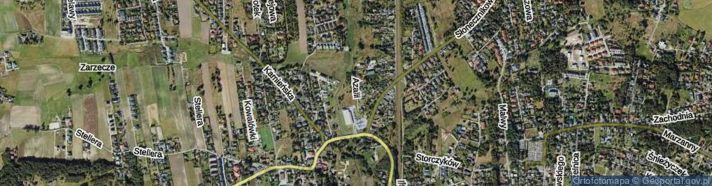 Zdjęcie satelitarne Azalii ul.