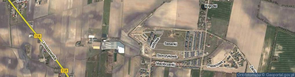 Zdjęcie satelitarne Azalii ul.