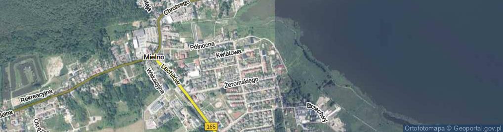 Zdjęcie satelitarne Azaliowa ul.