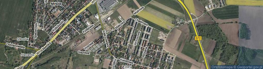 Zdjęcie satelitarne Azaliowa ul.