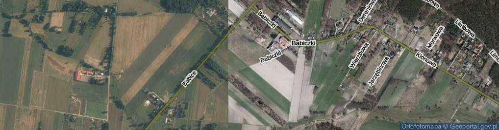 Zdjęcie satelitarne Babiczki ul.