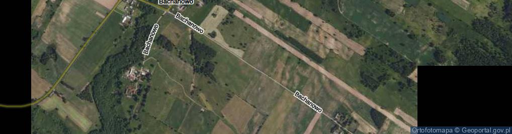 Zdjęcie satelitarne Bachanowo ul.