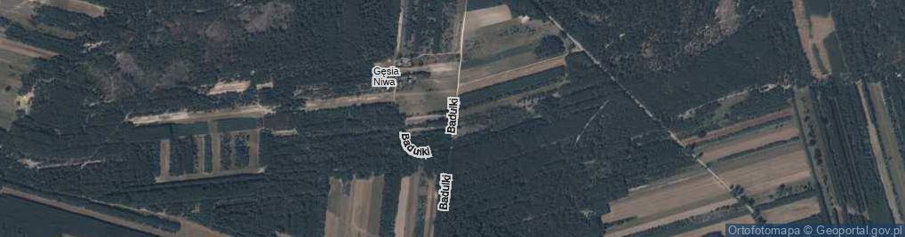 Zdjęcie satelitarne Badulki ul.