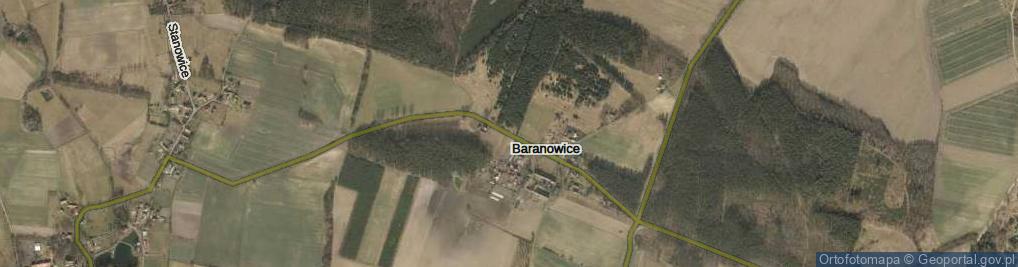 Zdjęcie satelitarne Baranowice ul.