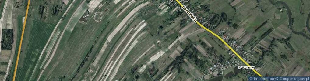 Zdjęcie satelitarne Baranówka ul.