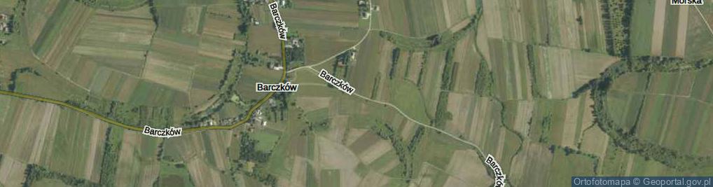 Zdjęcie satelitarne Barczków ul.