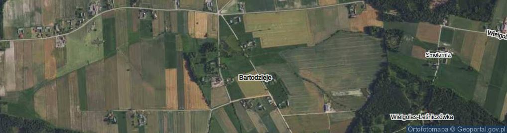Zdjęcie satelitarne Bartodzieje ul.