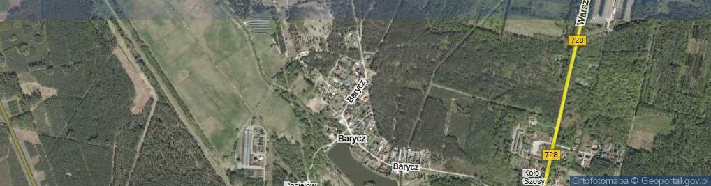 Zdjęcie satelitarne Barycz ul.