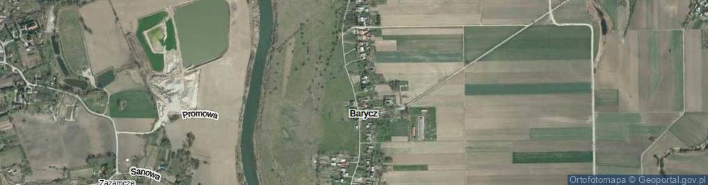 Zdjęcie satelitarne Barycz ul.