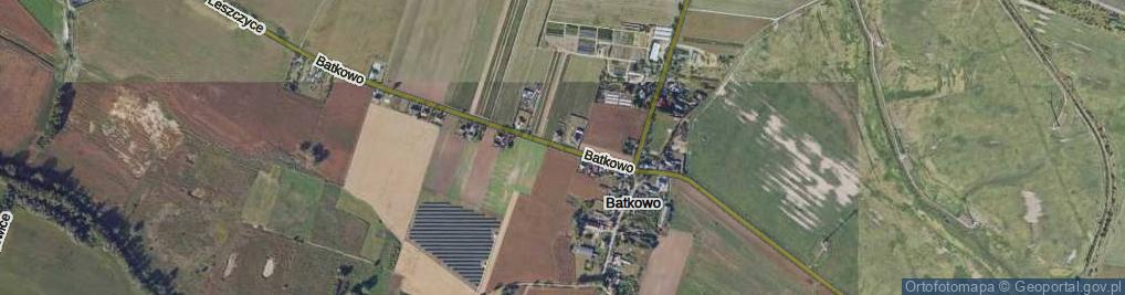 Zdjęcie satelitarne Batkowo ul.
