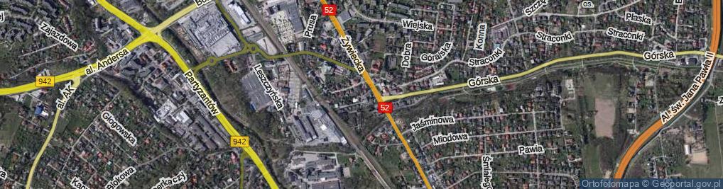 Zdjęcie satelitarne Barska ul.