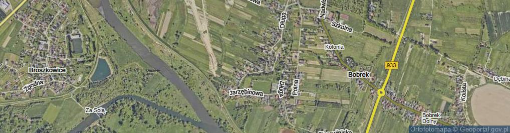 Zdjęcie satelitarne Bagienna ul.