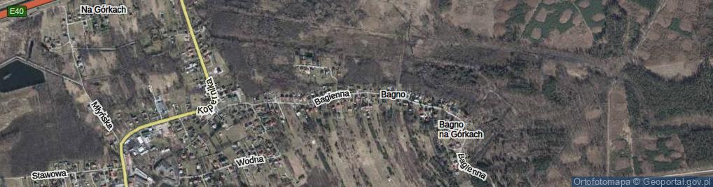 Zdjęcie satelitarne Bagienna ul.