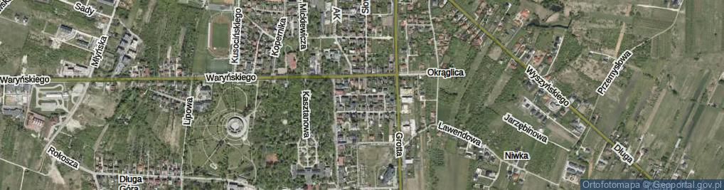 Zdjęcie satelitarne Bajkowa ul.