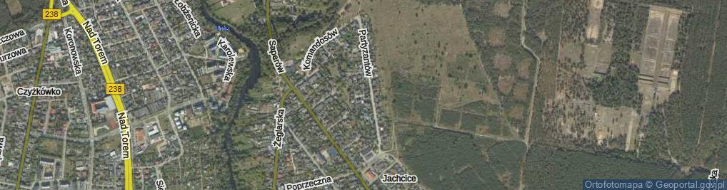 Zdjęcie satelitarne Batalionów Chłopskich ul.