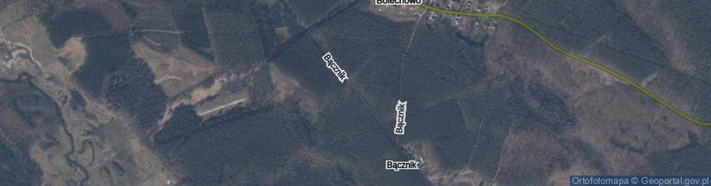 Zdjęcie satelitarne Bącznik ul.
