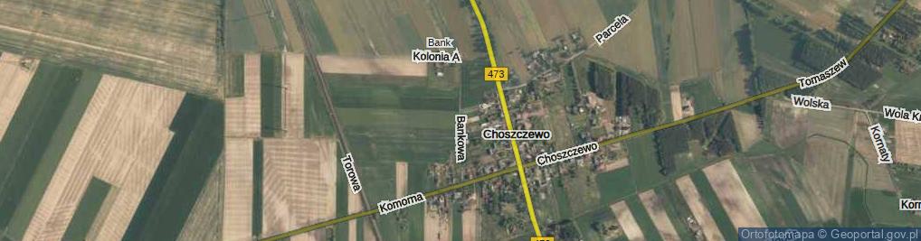 Zdjęcie satelitarne Bankowa ul.
