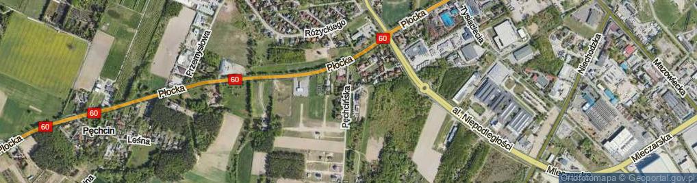 Zdjęcie satelitarne Baranowskiego Henryka ul.