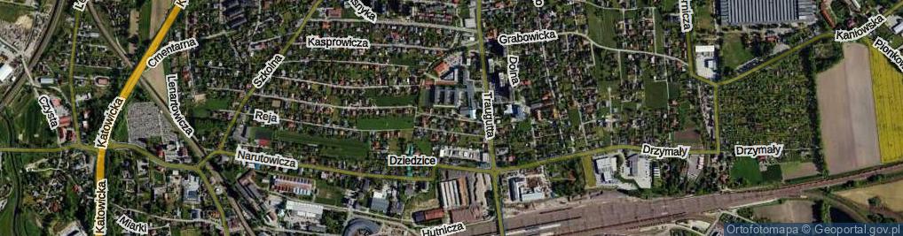 Zdjęcie satelitarne Baduszkowej Danuty ul.