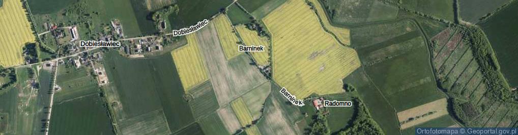 Zdjęcie satelitarne Barninek ul.