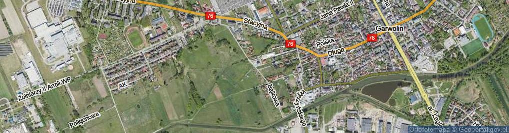 Zdjęcie satelitarne Bajkowa ul.